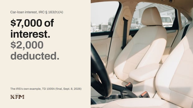 A new car's cream leather interior, seen from the open driver's door
